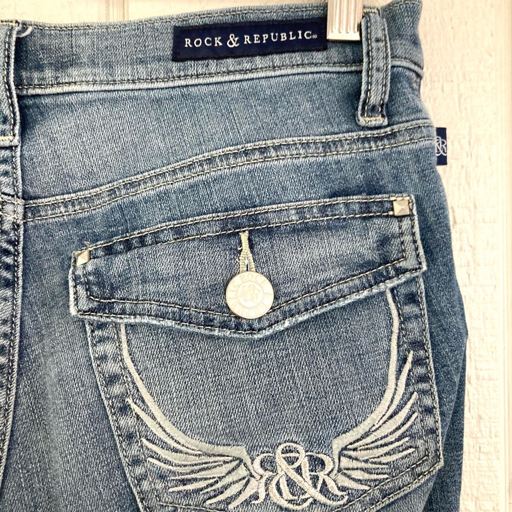 Rock Republic jean's size4 embroidered back